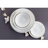 KULINA Tapas Teller ICE WHITE, 16,5 cm, Weiß, minimalistischer Stil,