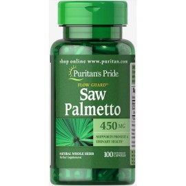 Puritan's Pride Saw Palmetto Sabal Palmito Prostata 450mg 100 Caps Eg Ss50