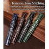 REZERO Leather Watch Bands for Men, Quick Release Watch Straps,
