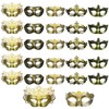 30 Pieces Masquerade Masks Venetian Mardi Gras Antique Masks with
