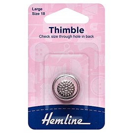 HEMLINE STEEL THIMBLE L H222.L
