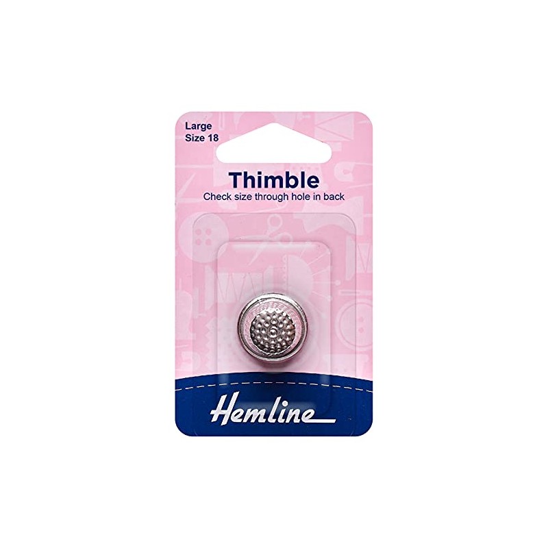HEMLINE STEEL THIMBLE L H222.L