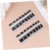 minkissy Pcs Gradual Nail Sticker Set Fake Nails Full Coverage