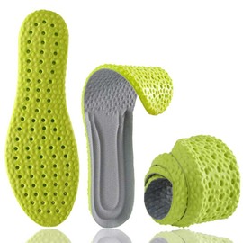 Shoe Insoles, Memory Foam Insoles, Providing Great Shock Absorption and Cushioning for Feet Relief, Super Soft Shoe Insoles Men Women, Best Replacement Shoe Inserts (UK 7-9 11.2 inch)