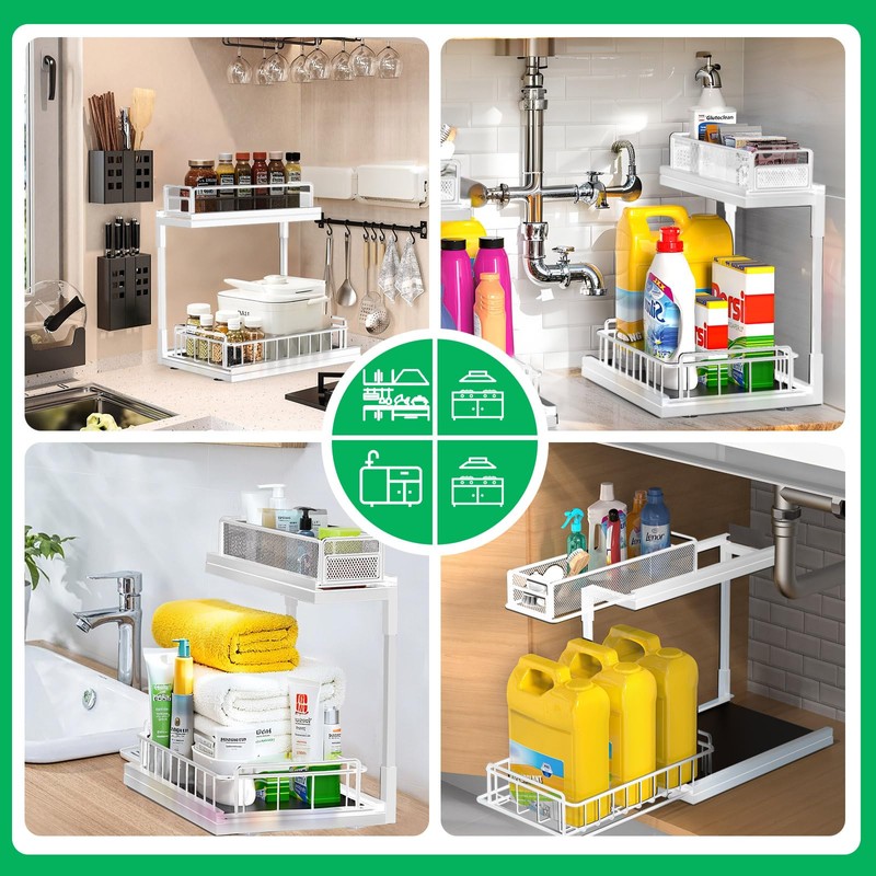 Under Sink Pull Out Organizer, Under Sink Drawers Slide Out