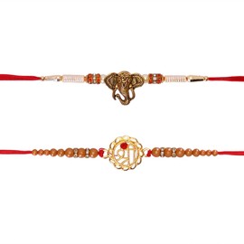AYUSHNAIK Rakhi Thread for Brothers Set Raksha Bandhan Multicoloured Stone Bead Rakhi Bracelets for Bhaiya Brother Bro on Rakhi Hindu Indian Festival Rakhadi Rakhari Threads SAN063