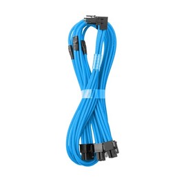 CableMod E-Series Pro ModMesh Sleeved 12V-2x6 12VHPWR 90° StealthSense PCIe Cable for EVGA G/G+ / P/P+ / T - Variant A (Light Blue, 16-pin to Triple 8-pin, 60cm)