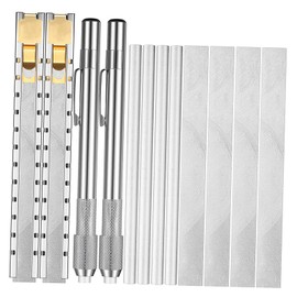 perfeclan 4Pcs Soapstone Holder,8Pcs Soapstone Pencil Refills Marker Pen Markers Welding Tools for Metalworking Cast Iron Aluminum