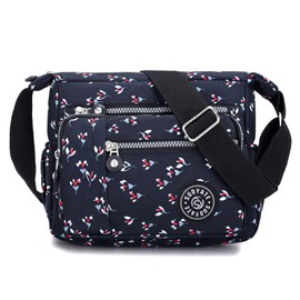 ModaZeal Crossbody Bags for Women Multi Pockets Hobo Shoulder Bags Nylon Messenger Bag Lightweight Travel Handbag for Ladies Girls School Work Hiking Shopping Daily Use