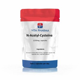 VITA PHARMA N-Acetyl-Cysteine (NAC) 1250mg 365 Capsules