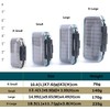 MAXIMUMCATCH Maxcatch Two-Sided Waterproof Fly Box Easy Grip Foam Jig