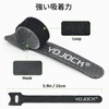 Cable Tie Bands, YOJOCK Storage Bands, Wire Storage, Adjustable Nynon