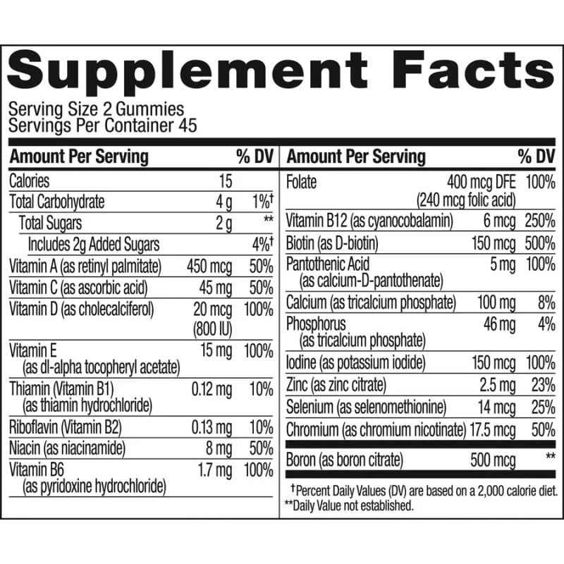 Olly Multivitaminas Mujer Women S Multi 200 Gomas Sabor Baya