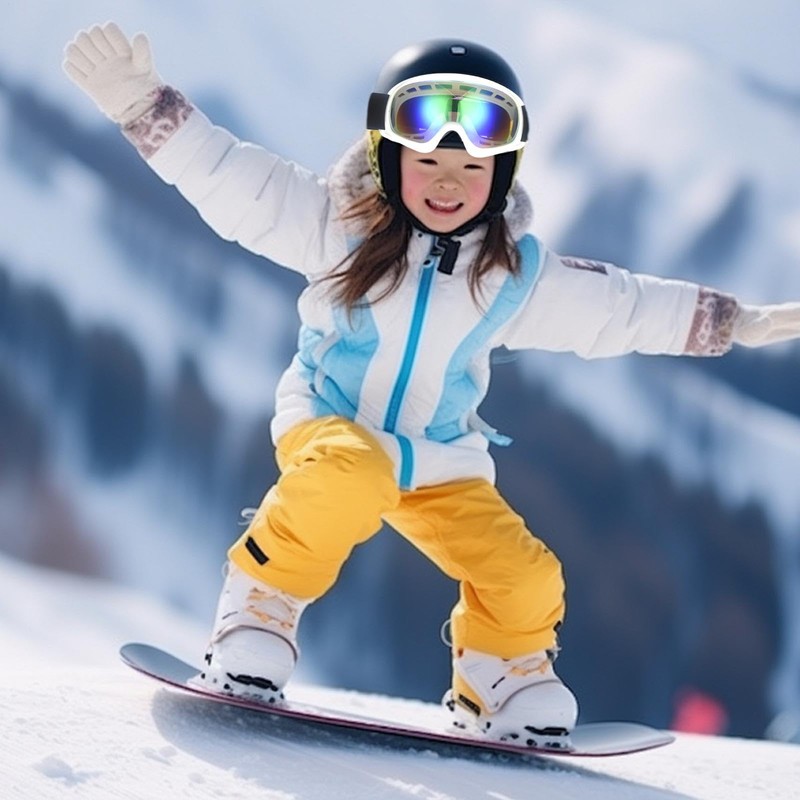 Kids Ski Goggles, Ski Goggles with UV Protection, Skiing Goggles