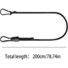Adjustable Bungee Cords with Carabiner Hooks - Heavy Duty Elastic
