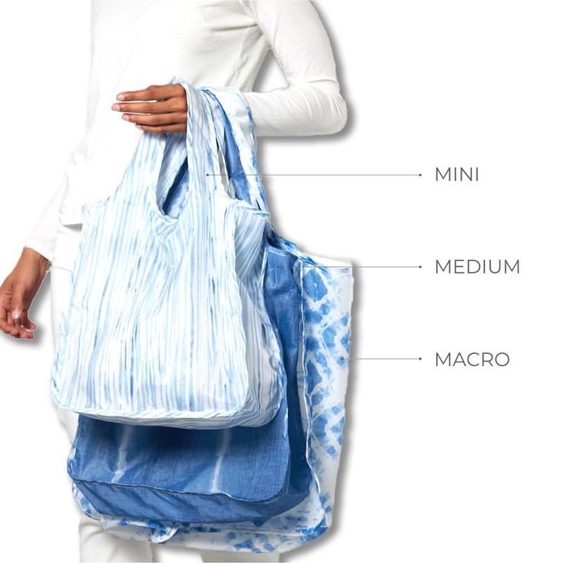 Pure Sage Reusable Grocery Bag - Stylish Shopping Bag for