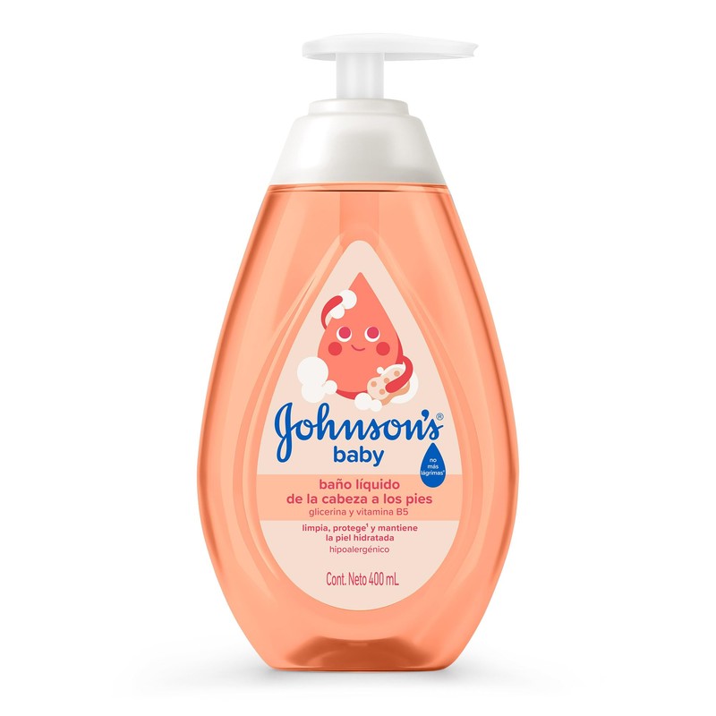 Johnson'S Baby Baño Líquido De La Cabeza A Los Pies