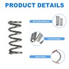 sourcing map 10Pcs Compression Spring, 2mm OD, 0.3mm Wire Size,