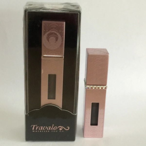 Travalo Special Edition Swarov Crystal 4ml Refillable Perfume Atomizer Pink