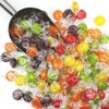 Assorted Fruit Buttons Hard Candy - 1 Pound Bulk Bag