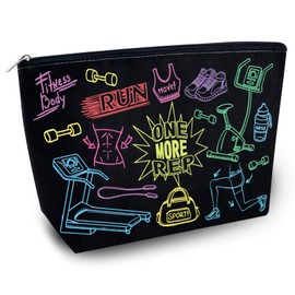 Yoxiumi Cool Gifts for Gym Rats Gym Bag Fitness Gifts Women Workout Bag for Women Personal Trainer Gifts Crossfit Accessories Fitness Lovers Gift for Sister Friend Female Travel Toiletry Pouch