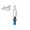 Toolty Professional Mixing Paddle Extension - M14 Thread - Galvanised