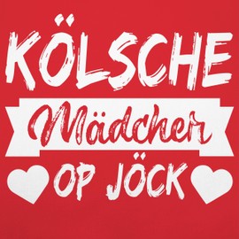 Shirtracer - Apron - Carnival & Fancy Dress - Adults - Kölsche Mädchen cher op Jöck, 2 red