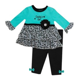 Baby Essentials Girls 2 Piece Set Baby Toddler Outfit 24M