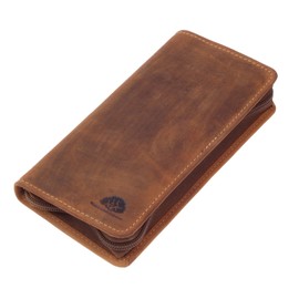 Greenburry Pencil Case Brown 9 x 18 x 3 cm, brown, vintage