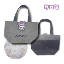Hatayama Shoji Sanrio Lunch Tote Bag, Corduroy, Chromi [Body] Approx. H 7.9 x W 11.8 x D 5.1 inches (20 x 30 x 13 cm); Patch: Approx. H 2.8 x W 2.8 inches (7 x 7 cm) 34202579