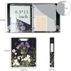 BVSSX 3 Ring Binder 1 Inch, Three Ring Binders Organizer