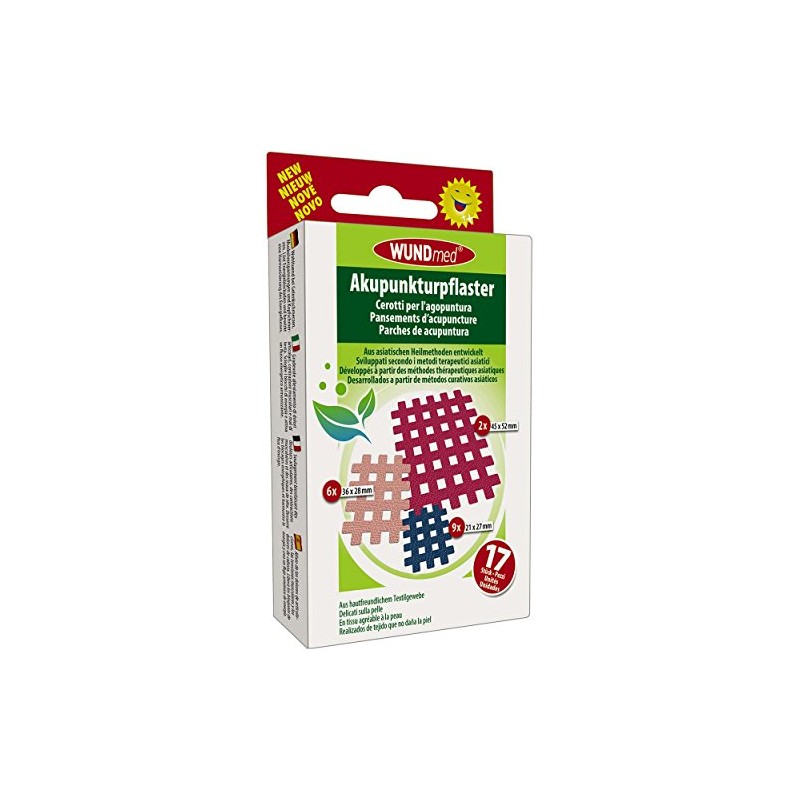 Wundmed 5er Pack of Acupuncture Plasters 5 Packs of 17