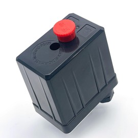FUKUMIDO Air Compressor Pressure Switch, AC 230v or less, Automatic Air Pressure Gauge, Parts, Precision Pressure Regulator, Repair, Replacement, Universal Use, 4 Ports