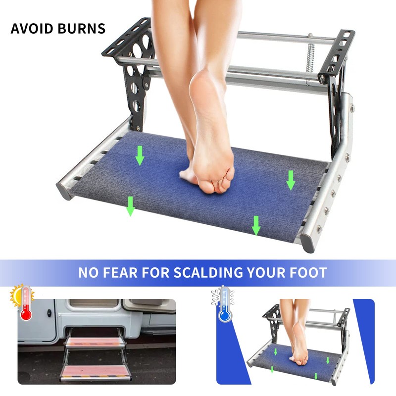 weruisi RV Step Covers 3 Pack RV Step Rugs Camper