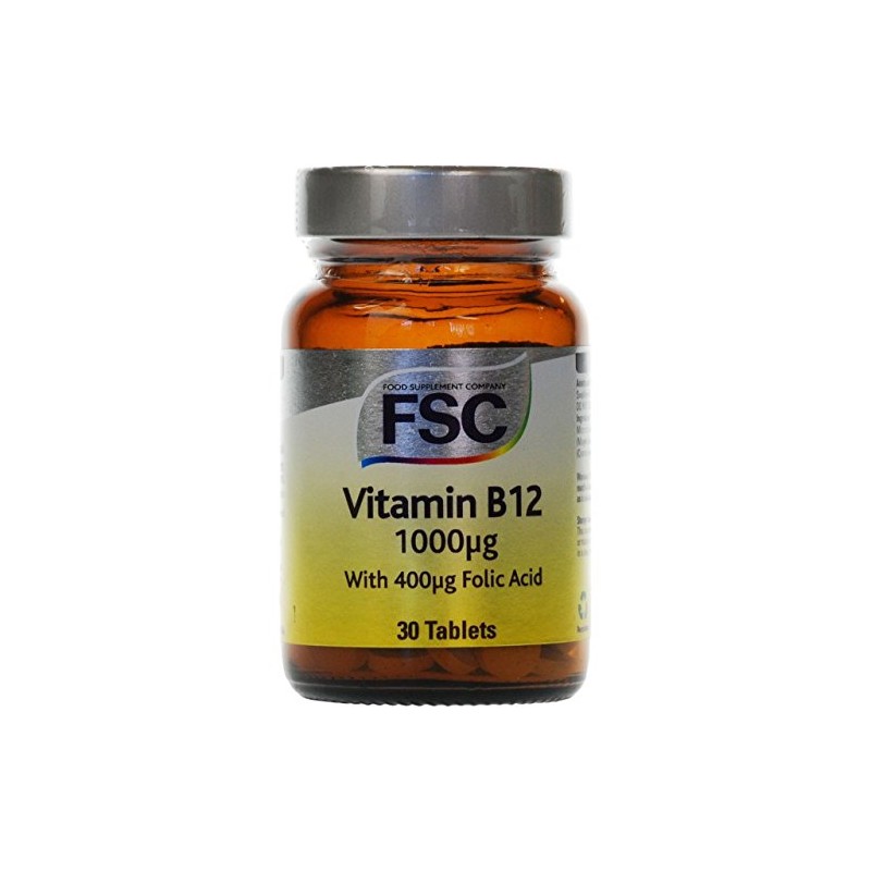 FSC 1000ug Vitamin B12 - Pack of 30 Tablets