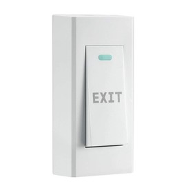 sourcing map Door Release Button Push To Exit Resettable NC/NO/COM Switch for Access Control 89mmx40mm Panel 250V 10A