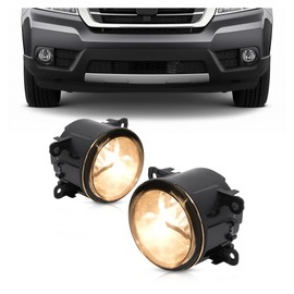HECASA Pair Fog Light Compatible with 2012-2015 Honda Pilot EX-L/EX/LX/SE Sport Utility 4-Door Replacement for AC2592111 33900STKA11 33900T0AA01 Bumper Driving Fog Lamp Clear Lens - Left&Right Side