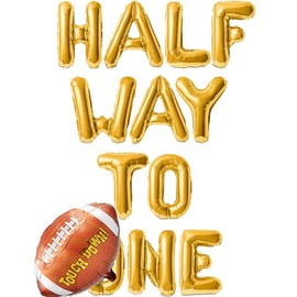 Decoraciones de medio cumpleaños, mitad a primera 6 meses, mitad de camino para cumpleaños, cumpleaños de 1/2, cumpleaños de 6 meses.