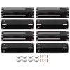 Adjustable Enamel Grill Heat Plate Shields, Universal BBQ Gas Grill