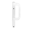 White Trojan Sliding Patio Door Handle Non Locking Dummy Set