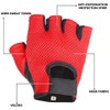 PRIME SPORTS Leather Padded Mesh Fingerless Weight Lifting Exercise Gym