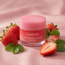 Laneige Lip Sleeping Mask EX 20g Berry Sleeping Pack Lip Mask Exfoliation Care Lip Pack / 라네즈 립 슬리핑 마스크 EX 20g 베리 수면팩 립마스크 각질케어 입술팩