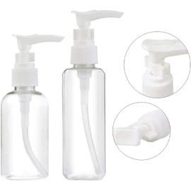 Leak-Proof Refillable Travel Bottles Set | Reusable Clear Plastic Containers with Anti-Leak Design | Travel Size Toiletries Bottles & Clear Toiletry Bag for Easy Travel