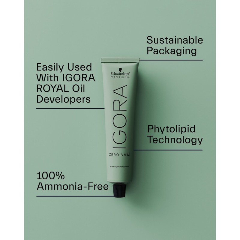 Schwarzkopf [NEW] Schwarzkopf Igora Royal Zero Amm Color 60ml Developer