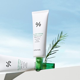 Dr. Schracle Tea Tree Purifying Green Up Sun 50ml Non-nano inorganic tea SPF 50, PA++++ / Red tone correction tone-up sun cream / 닥터슈라클 티트리 퓨리파인 그린 업 선 50ml 논나노 무기자차 SPF50, PA++++ / 울긋불긋 톤 보정 톤업 선크림