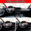 Afurkuot Car Steering Wheel Lock Car Lock Adjustable Length Safety