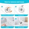 Fliverly Suction Cup Hooks for Shower, Removable Towel Hooks for
