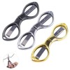 RICHDMI Pack of 3 scissors, stainless steel scissors, folding scissors,