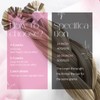 Moresoo U Tip Hair Extensions Human Hair Blonde Keratin Extensions