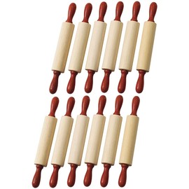Play Dough Rolling Pins, Set of 12, Quality Multipack (Item # 12RP)